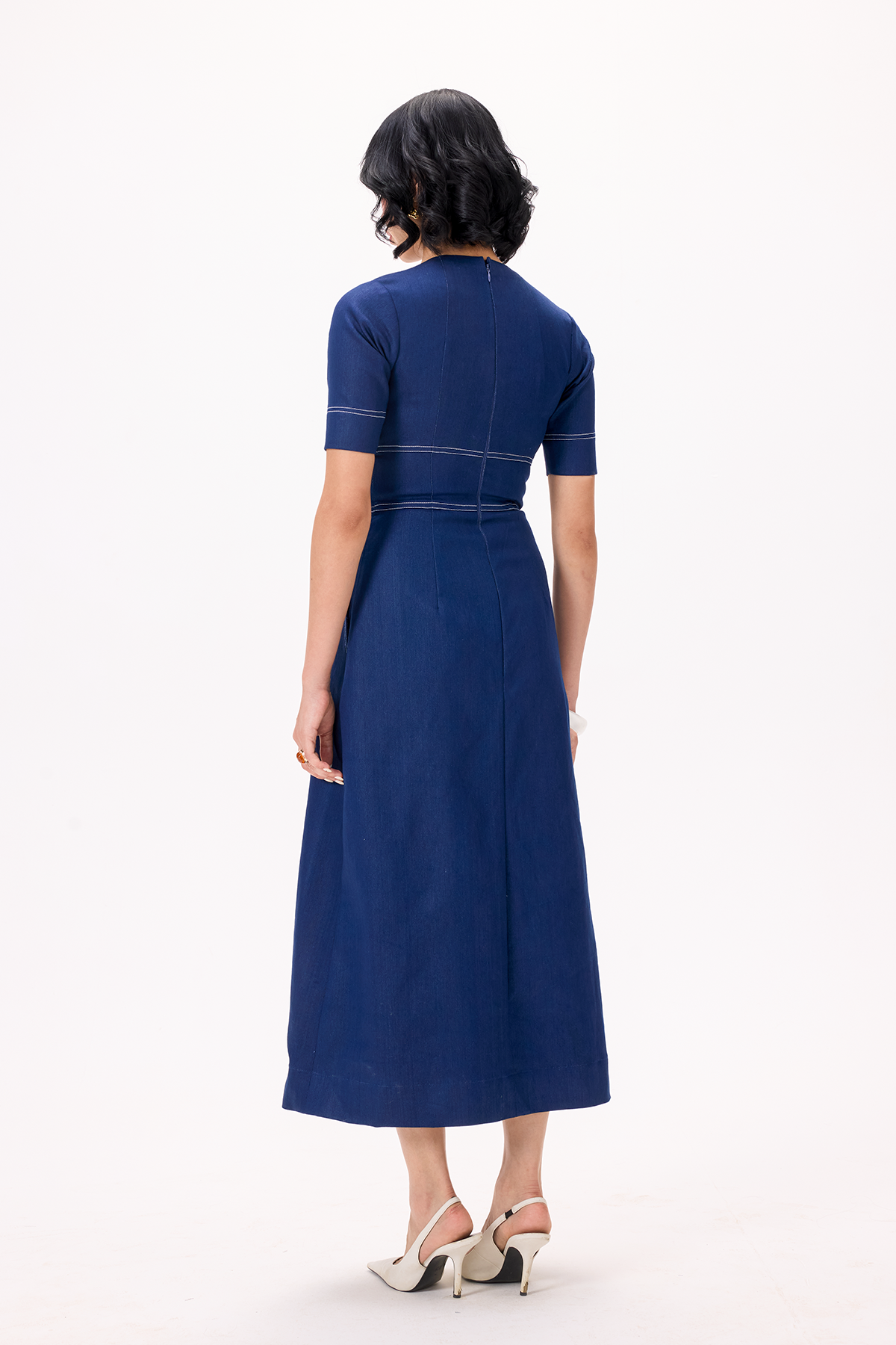 MARINA DENIM DRESS