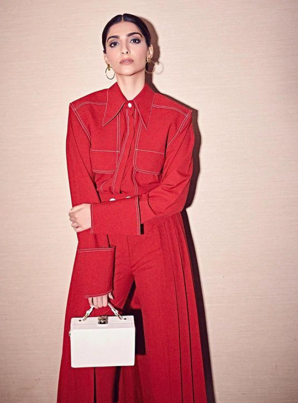ELLA TROUSERS RED