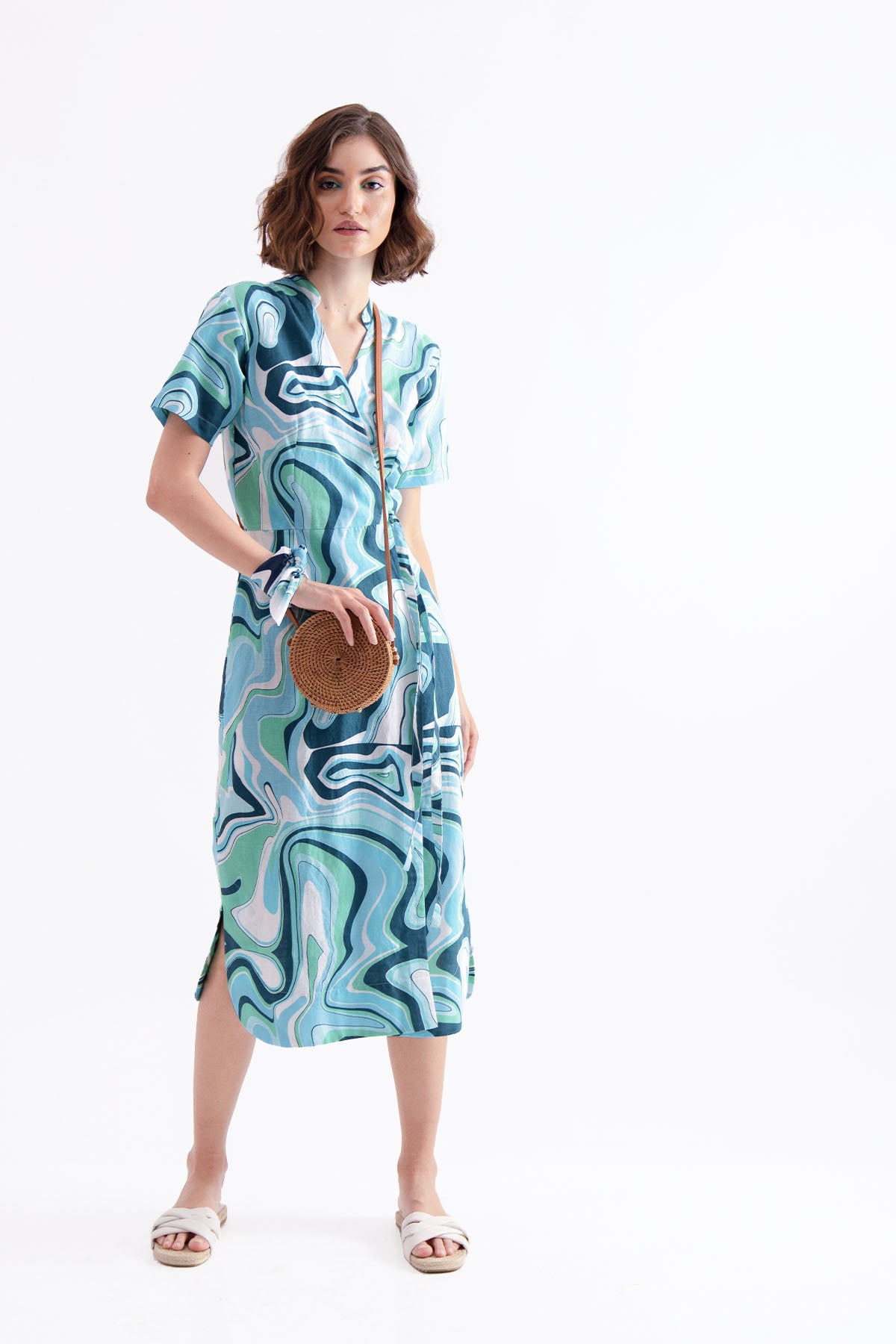 ORIA WRAP DRESS