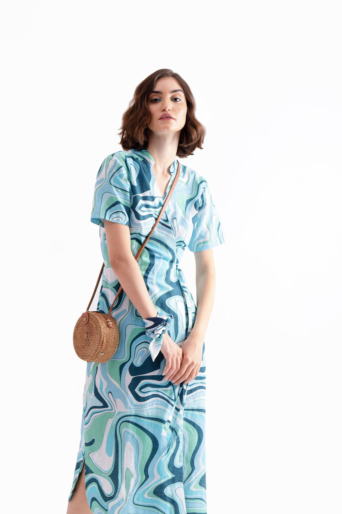 ORIA WRAP DRESS