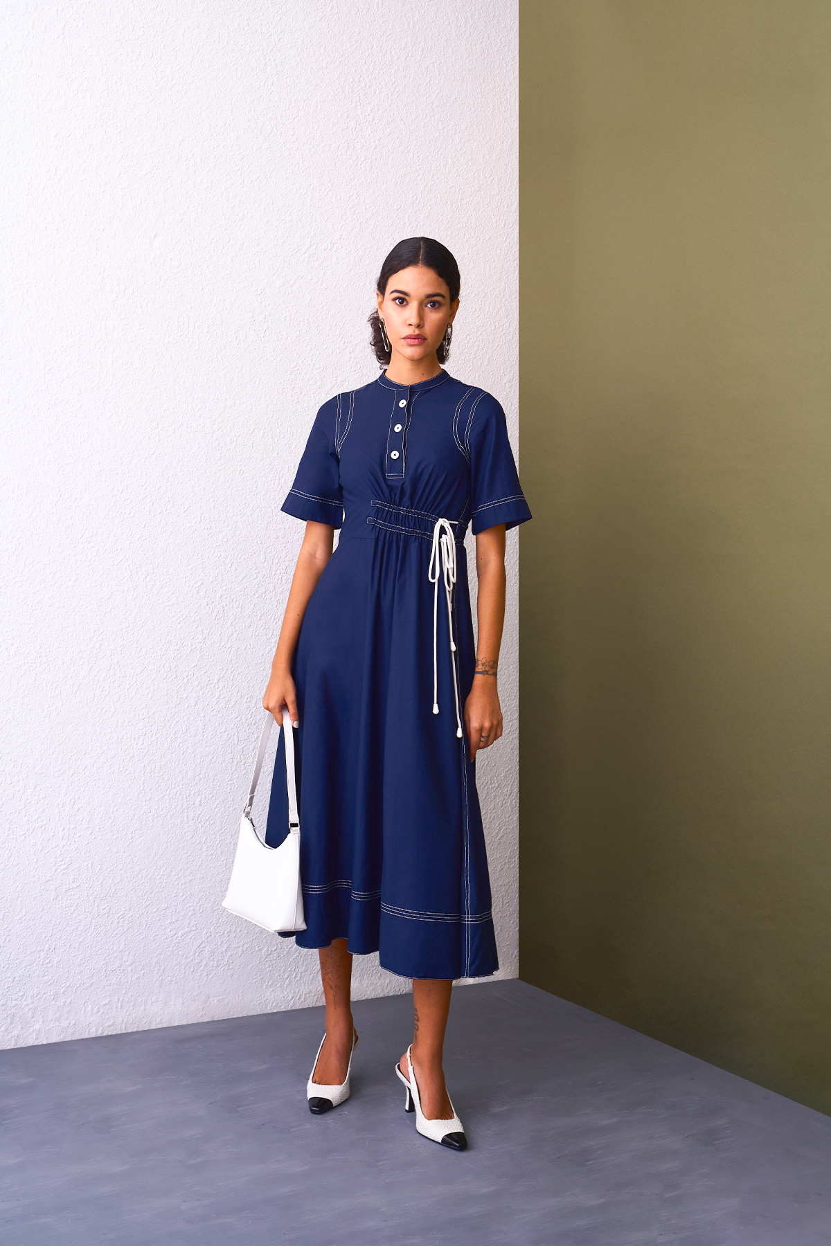 GRETA SHIRT DRESS