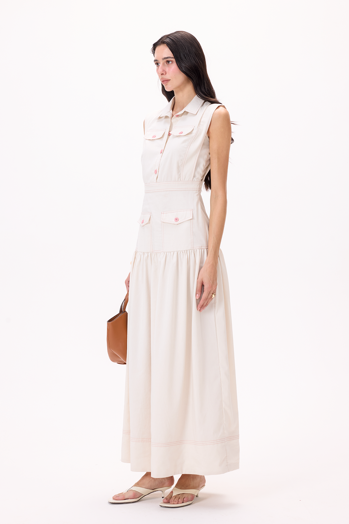 BAYLA MAXI SHIRT DRESS