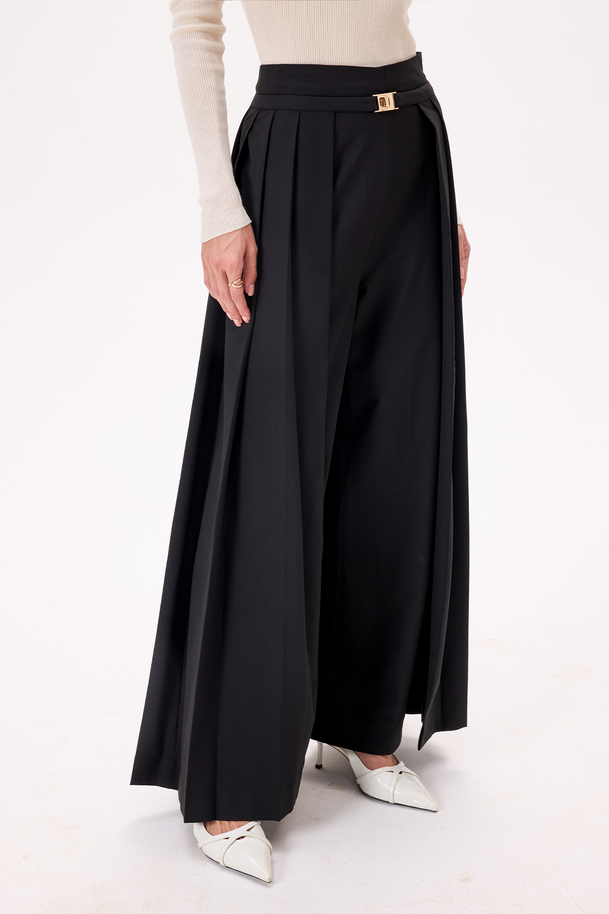 NYRA DETACHABLE PLEAT TROUSERS