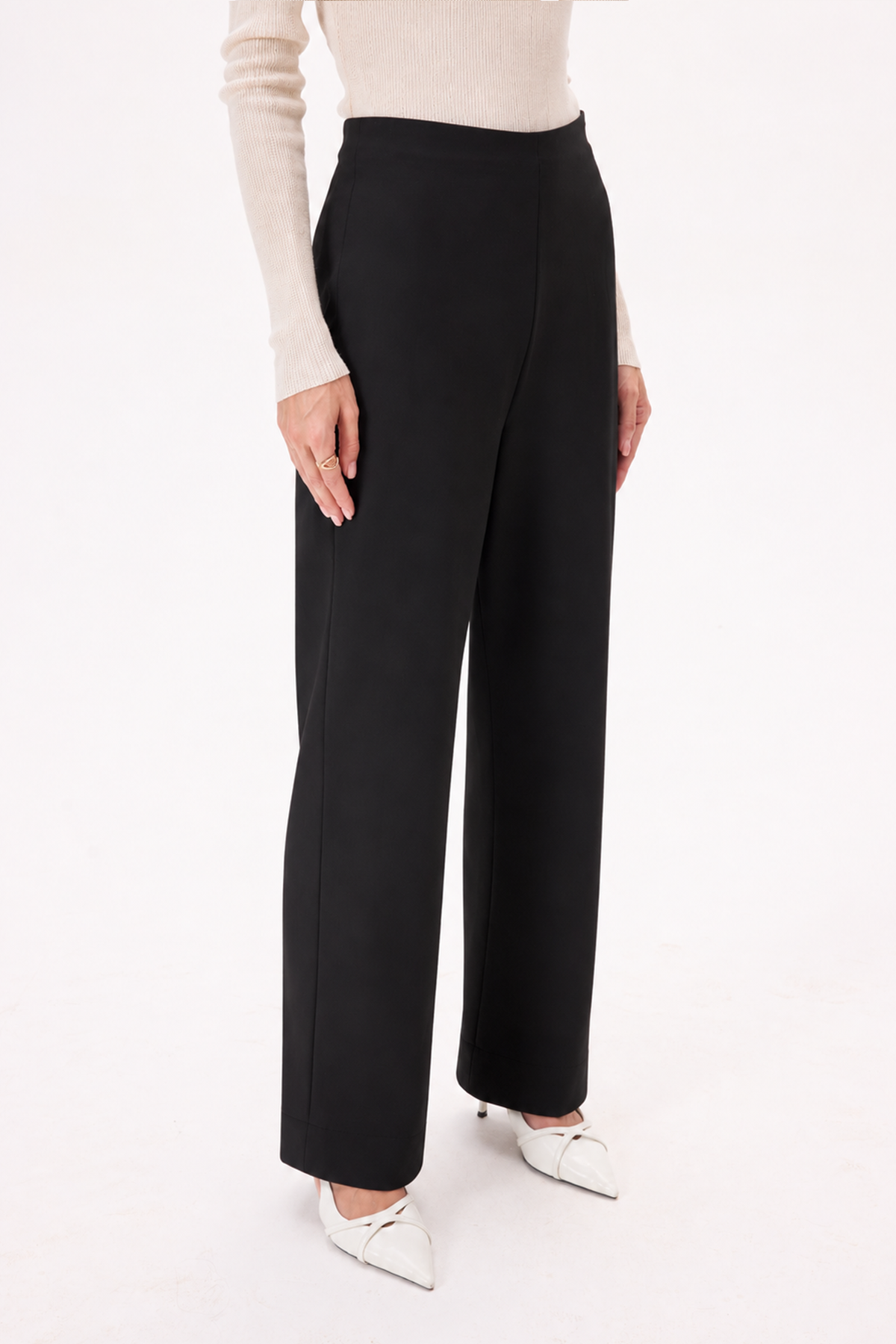 NYRA DETACHABLE PLEAT TROUSERS