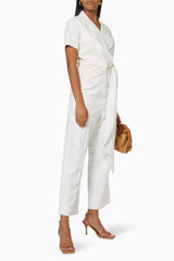 MELON JUMPSUIT WHITE